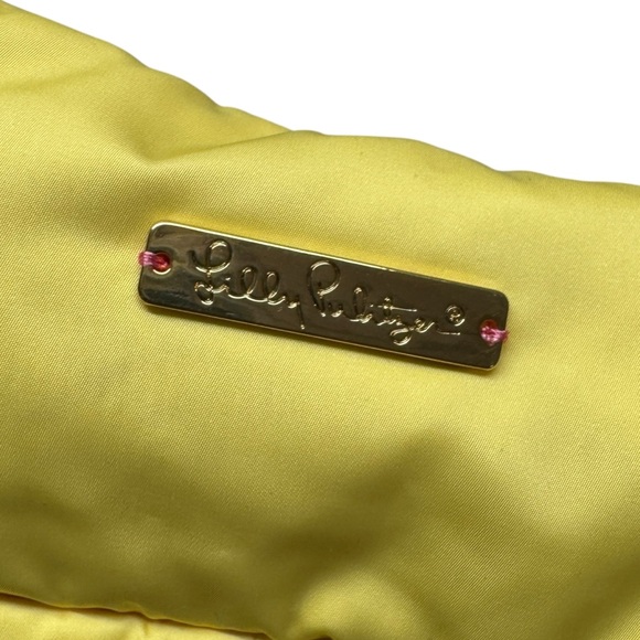 NEW Lily Pulitzer Lauren Down Feather Puffer Vest Starfruit Yellow Womens XS - Picture 7 of 16